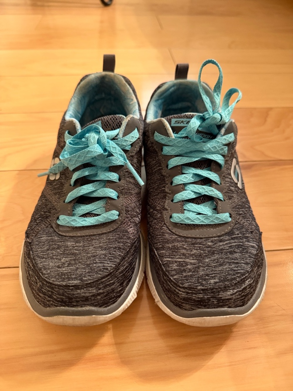 Skechers Women’s Knit Sneakers with Aqua Laces